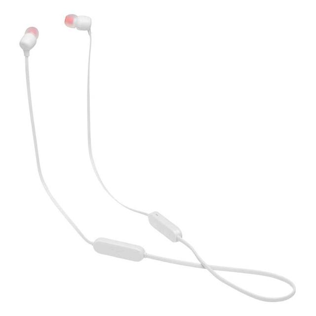 سماعات بلوتوث بلون أبيض JBL T125BT Wireless In-ear Pure Bass Headphones - JBL - SW1hZ2U6MzEwMDA3