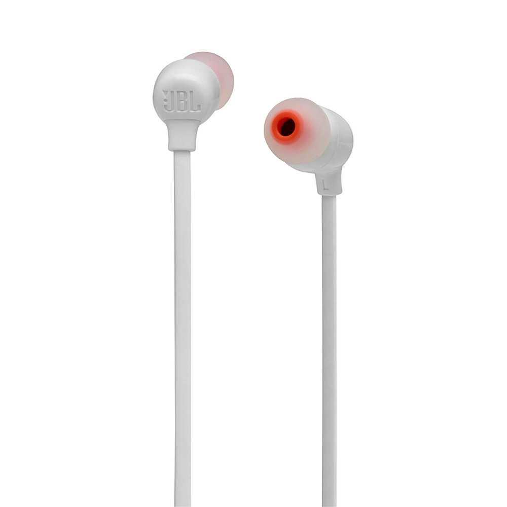 سماعات بلوتوث بلون أبيض JBL T125BT Wireless In-ear Pure Bass Headphones - JBL - cG9zdDozMTAwMDk=