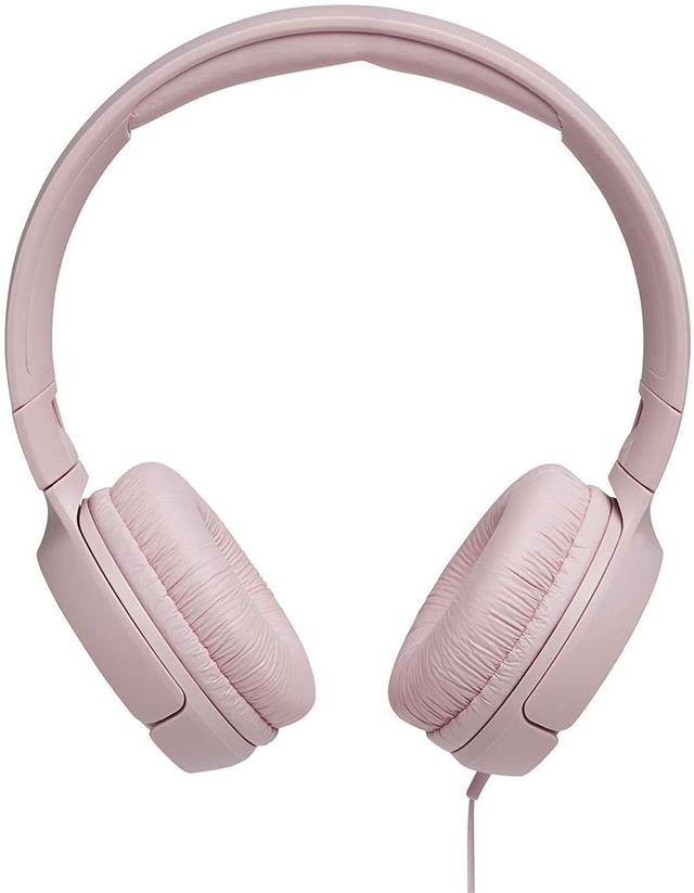 سماعات سلكية لون زهري JBL T500 Wired On-Ear  Headphones - JBL - SW1hZ2U6MzA3NDA1