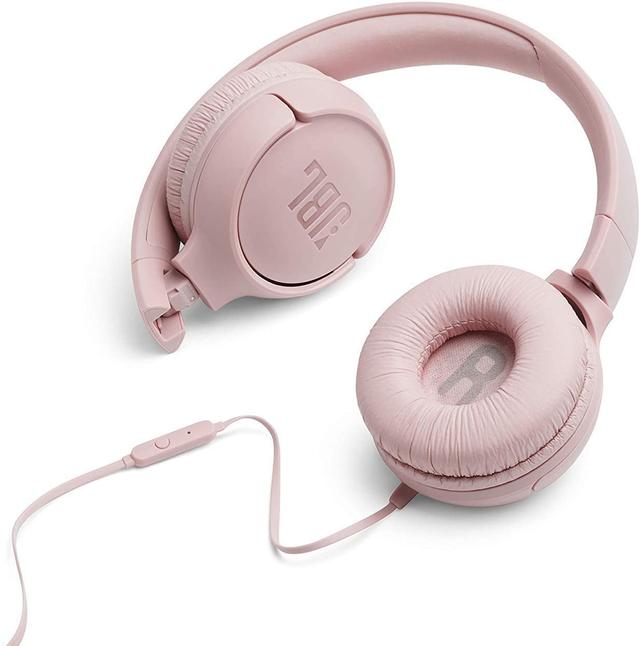 JBL T500 Wired On-Ear Headphones - Pink - SW1hZ2U6MzA3NDA3
