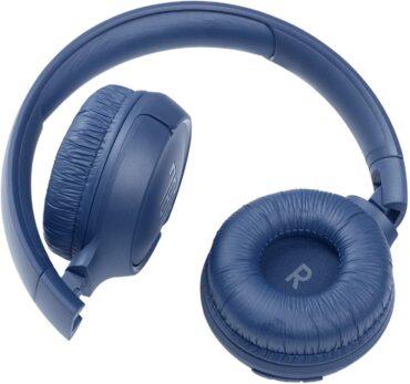 سماعات بلوتوث قابلة للشحن لون كحلي JBL T510 Wireless On-Ear Headphones - JBL
