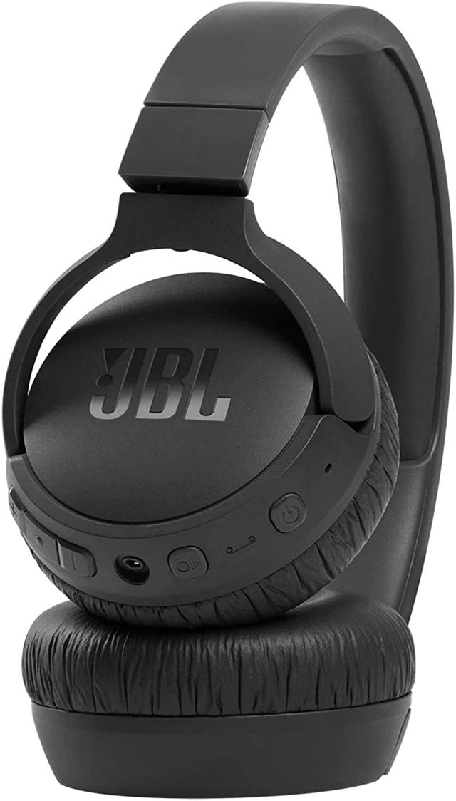 سماعات راس لاسلكية بلوتوث بخاصية إلغاء الضوضاء أسود جي بي ال JBL T660 Black Over-Ear Noise-Cancelling Wireless Headphone - SW1hZ2U6MzA3MzA3