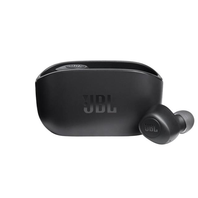 سماعات بلوتوث قابلة للشحن لون أسود JBL Wave 100TWS True Wireless In-Ear Headphones - JBL - SW1hZ2U6MzA3MTY3