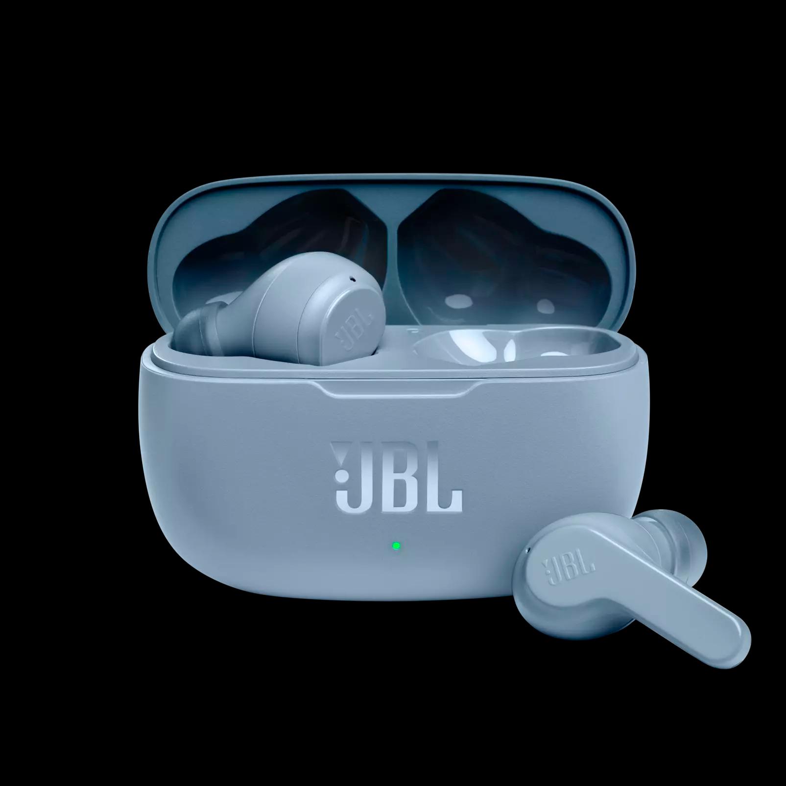 سماعات بلوتوث قابلة للشحن لون رمادي JBL Wave 200TWS True Wireless In-Ear Headphones - JBL - 1}