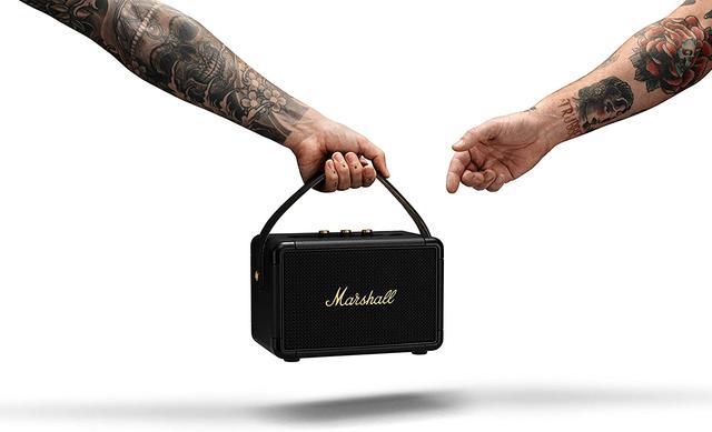 Marshall Kilburn II Wireless Stereo Speaker - Black/Brass - SW1hZ2U6MzA5OTMx