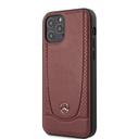 Mercedes-Benz Leather Urban Hard Case for iPhone 12 Pro Max (6.7") - Bengale Red - SW1hZ2U6MzA5NjE3