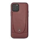 Mercedes-Benz Leather Urban Hard Case for iPhone 12 Pro Max (6.7") - Bengale Red - SW1hZ2U6MzA5NjE5