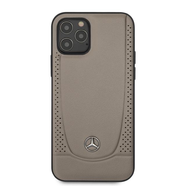كفر جلد لهاتف iPhone 12 Pro Max لون بيج Mercedes-Benz Leather Urban Hard Case for iPhone 12 Pro Max - Mercedes-Benz - SW1hZ2U6MzA5NjM1