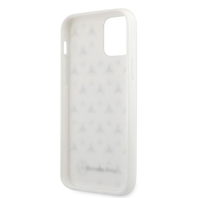 كفر سيلكون لهاتف iPhone 12/12 Pro لون أبيض TPU Silver Stars Pattern Case for iPhone12/12 Pro - Mercedes-Benz - SW1hZ2U6MzA5Mjk5