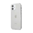 كفر سيلكون لهاتف iPhone 12 Mini لون أبيض Transparent Case Embossed 2 for iPhone 12 Mini - Mercedes-Benz - SW1hZ2U6MzA5MjE1