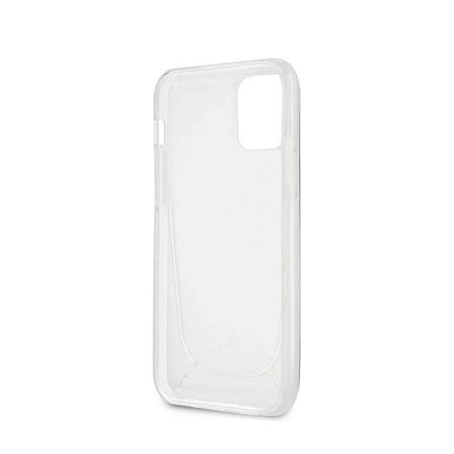كفر سيلكون لهاتف iPhone 12 Mini لون أبيض Transparent Case Embossed 2 for iPhone 12 Mini - Mercedes-Benz - SW1hZ2U6MzA5MjIz