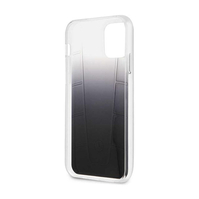 كفر سيلكون لهاتف iPhone 12 Mini لون أسود متدرج Transparent Case Embossed 2 for iPhone 12 Mini - Mercedes-Benz - SW1hZ2U6MzA5MTk5