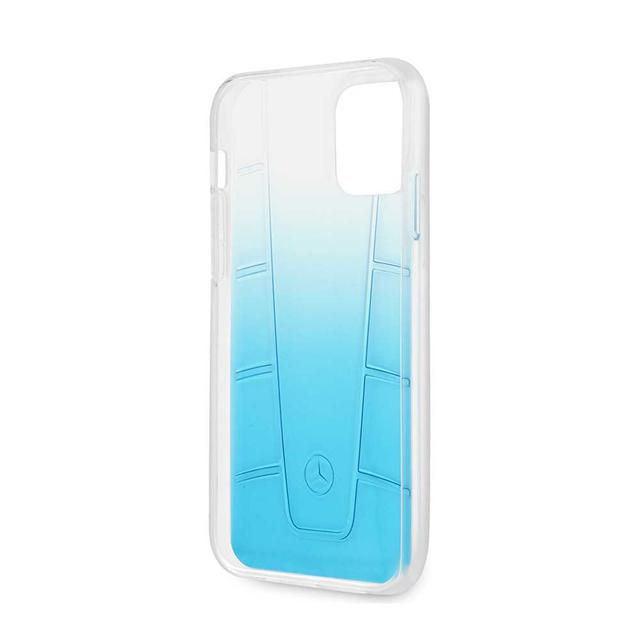 كفر سيلكون لهاتف iPhone 12 Pro Max لون أزرق متدرج Transparent Case Embossed 2 for iPhone 12 Pro Max - Mercedes-Benz - SW1hZ2U6MzA5NTg1