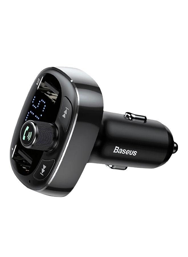شاحن سيارة Baseus S-09 T Cat Head BT Dual USB Car Phone Charger