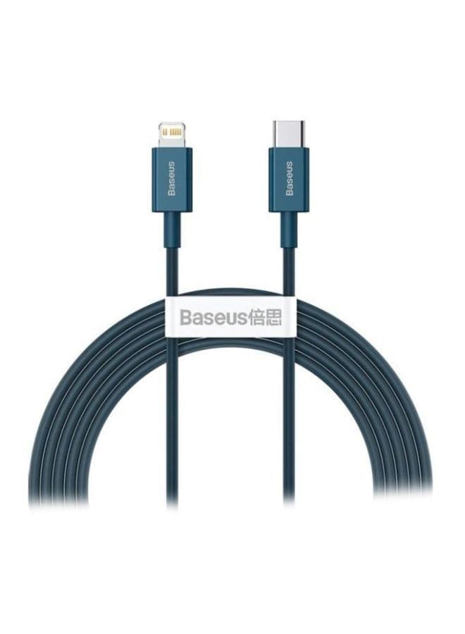 Baseus Type-C to Lightning Superior Series fast charging data cable PD 20W 1m Blue