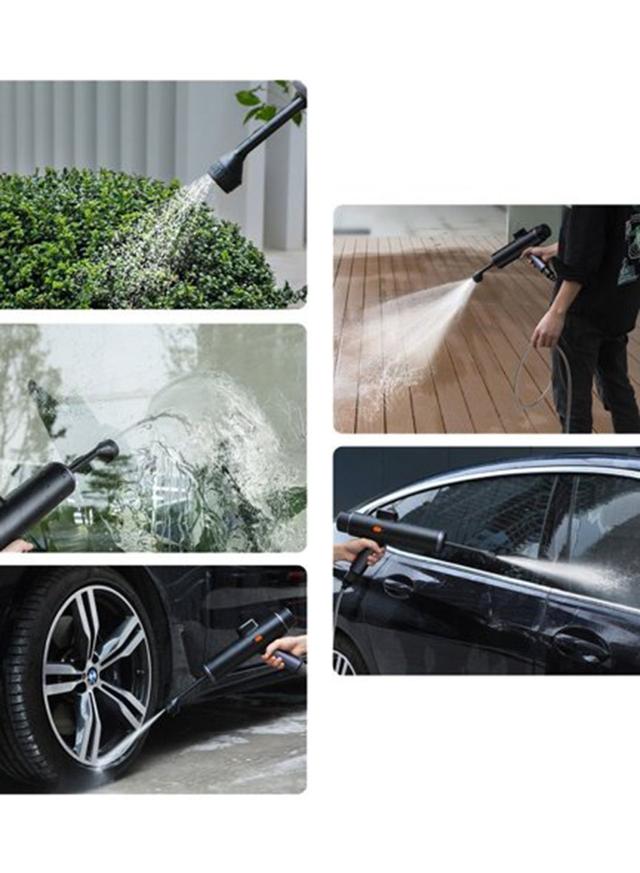 مسدس غسيل السيارة Baseus Dual Power Portable Electric Car wash Spray Nozzle - SW1hZ2U6MzI2MTA3