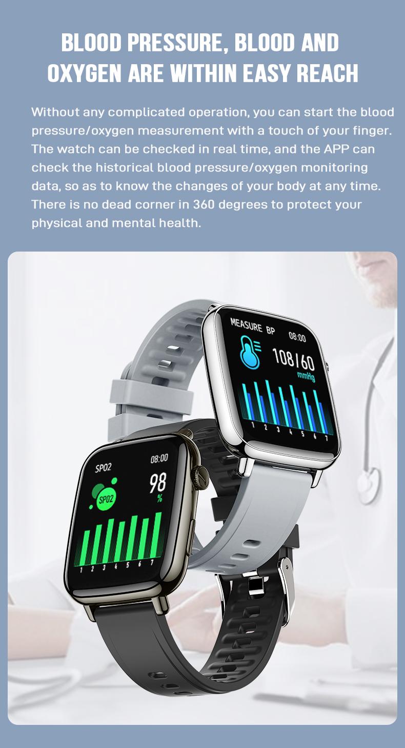 ساعة يد ذكية بورودو فيرج Porodo Verge Smart Watch with Fitness & Health Tracking - cG9zdDozMDg0ODk=