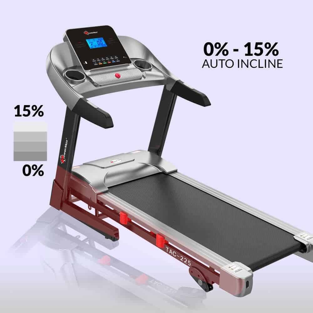 تريدميل قابل للطي Power Max Fitnes Treadmill - 11}