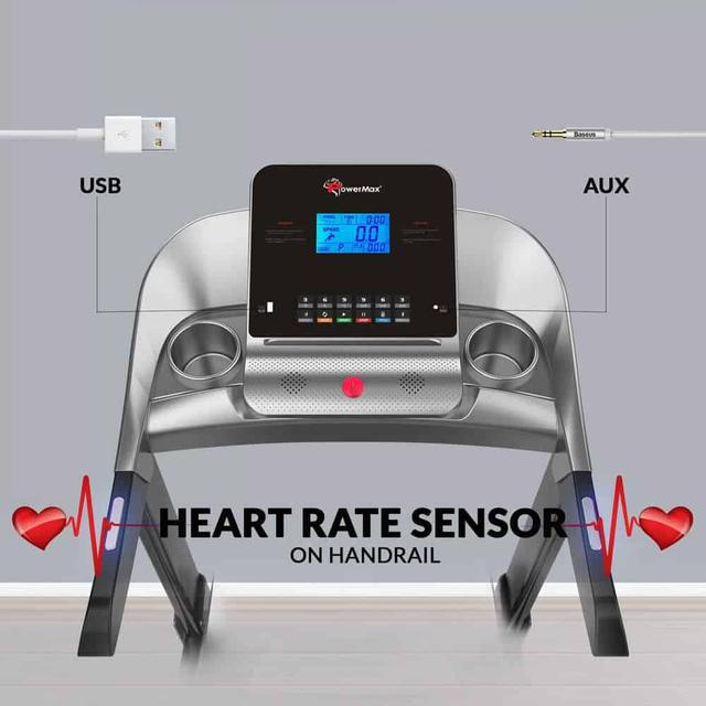 تريدميل قابل للطي Power Max Fitnes Treadmill - SW1hZ2U6MzIwNTU5