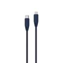 Powerology Braided USB-C to Lightning Cable 1.2M - Blue - SW1hZ2U6MzA4OTE1