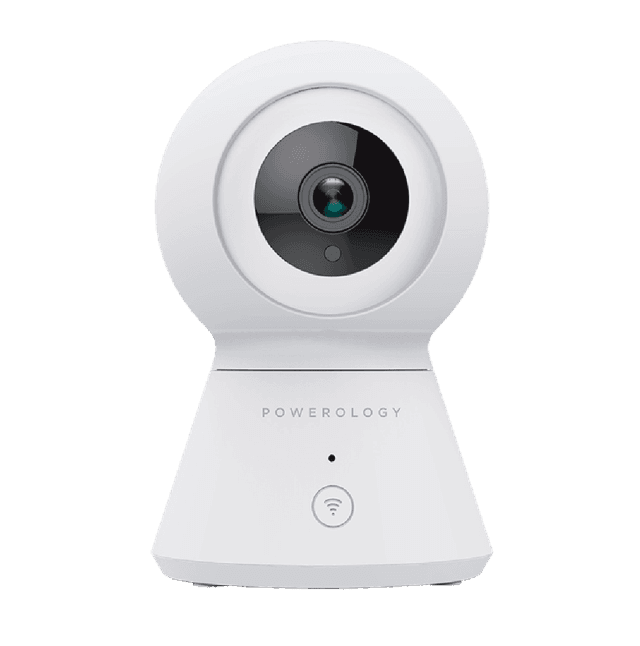 Powerology Wifi Smart Home Camera 360 Horizontal and Vertical Movement - White - SW1hZ2U6MzA3ODcx