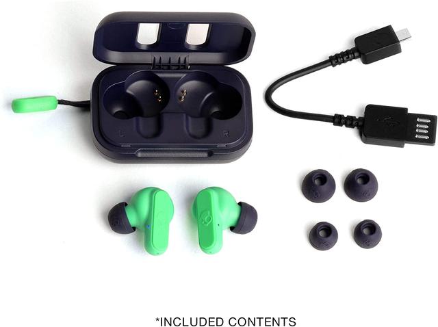 Skullcandy Dime True Wireless Earbuds - Dark Blue/Green - SW1hZ2U6MzA3Njk3