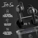 Skullcandy Indy Evo True Wireless In-Ear Earphones - True Black - SW1hZ2U6MzA3NjY3