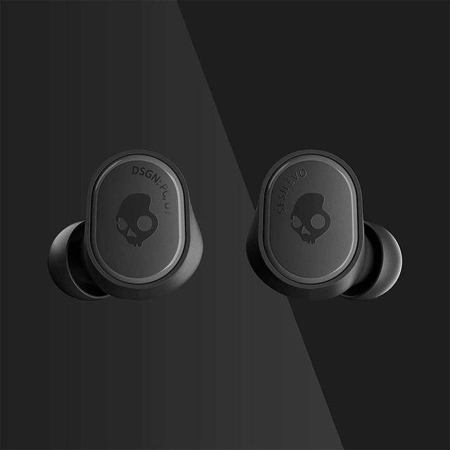 Skullcandy Sesh Evo True Wireless In-Ear Earphones - True Black - SW1hZ2U6MzA3NjE5