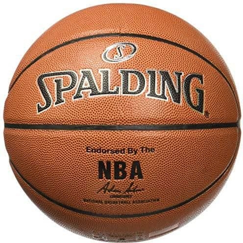 كرة سلة NBA Silver لون بنيNBA Silver Series IO S-7 Composi Ball - Spaldig