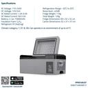 Powerology Smart Portable Fridge & Freezer 15600mAh 20L - SW1hZ2U6MzI4NjY0