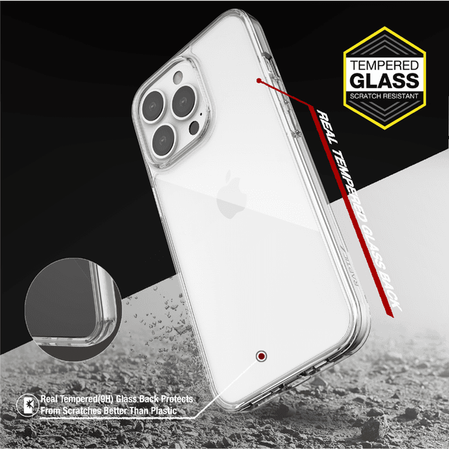 X-Doria Raptic Glass Plus Case for iPhone 13 Pro Max (6.7") - Clear - SW1hZ2U6MzE4OTQ4