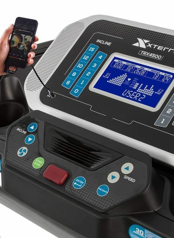 جهاز جري ذكي 3.25 حصان بسرعة 16 كم / الساعة Xterra - Fitness Treadmill - SW1hZ2U6MzIxODky