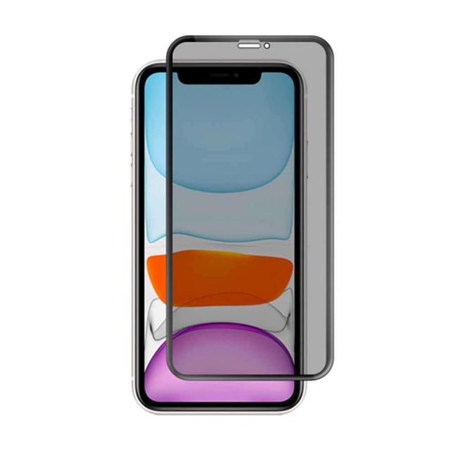iGuard by Porodo 3D Curved-Edge Glass Screen Protector for iPhone 11 Pro Max - Black - SW1hZ2U6MzA4NjM3