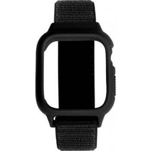 سوار ساعة آبل - اسود Porodo Iguard Premium watch band Nylon 44/42mm - SW1hZ2U6MzA4MTkx