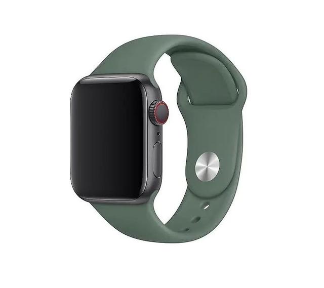 سوار ساعة ابل سيلكون لون عفني  Silicone Watch Band for Apple Watch 42/44mm - iGuard - SW1hZ2U6MzA4MTA3