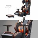 Porodo PU Leather Gaming Chair w/ Footrest & Adjustable Armrest & Backrest w/ Soft Padding, Extra Comfort Molded Seats, Class 3 Gas Lift Suitable for Office & Home - SW1hZ2U6MzM2NjU3