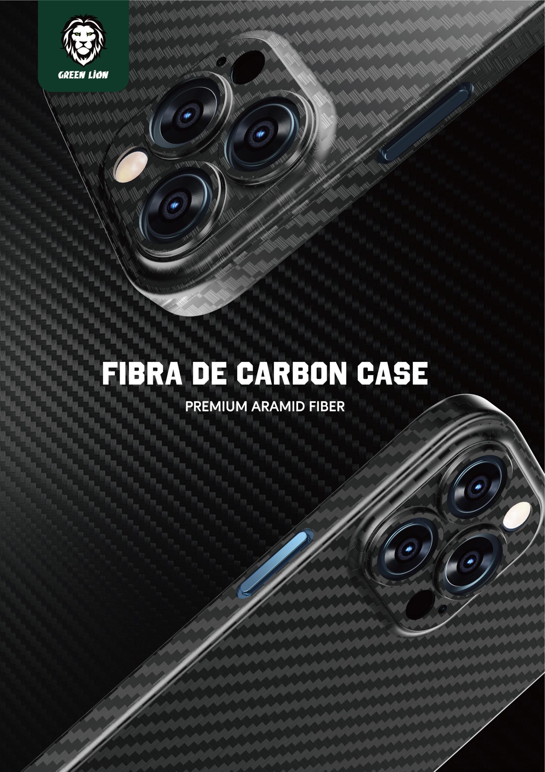 كفر كربون لجهاز iPhone 13 لون أزرق Fibra de Carbon Case for iPhone 13 - Green - cG9zdDozMzU2NjM=