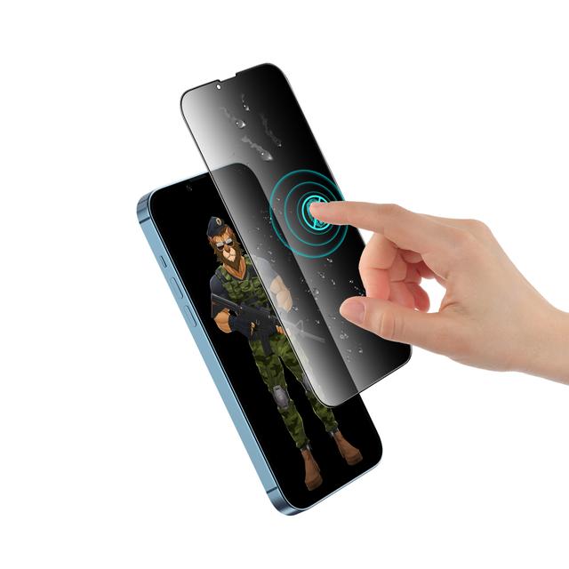 لاصقة حماية للشاشة iPhone 13 Pro Max مت 3D PET Privacy Glass Screen Protector for iPhone 13 Pro Max - Green - SW1hZ2U6MzM0NjU0
