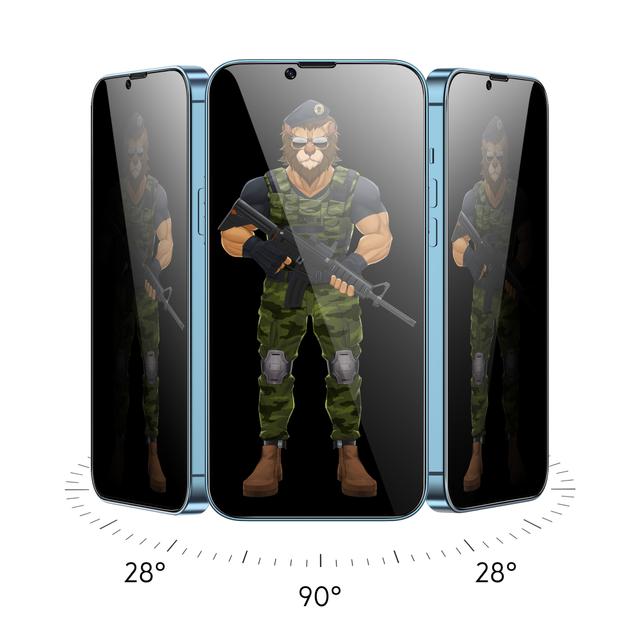 لاصقة حماية للشاشة iPhone 13 Pro Max مت 3D PET Privacy Glass Screen Protector for iPhone 13 Pro Max - Green - SW1hZ2U6MzM0NjU4