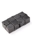 OEM Hand Anti Stress Relief Magic Infinity Cube Game Hand Spinner Toy For Kids, Black 21x3x15cm - SW1hZ2U6MzQ3NjI0