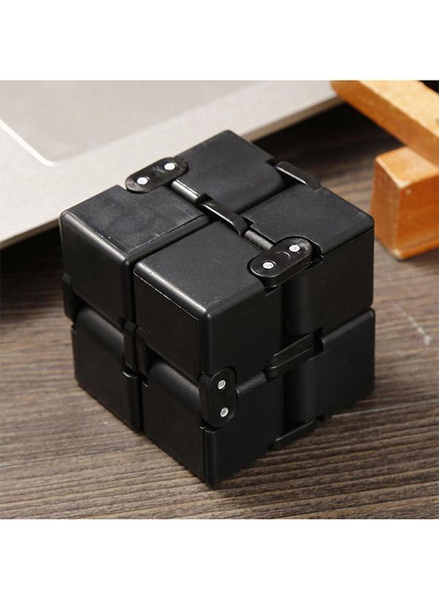 OEM Hand Anti Stress Relief Magic Infinity Cube Game Hand Spinner Toy For Kids, Black 21x3x15cm - SW1hZ2U6MzQ3NjM0