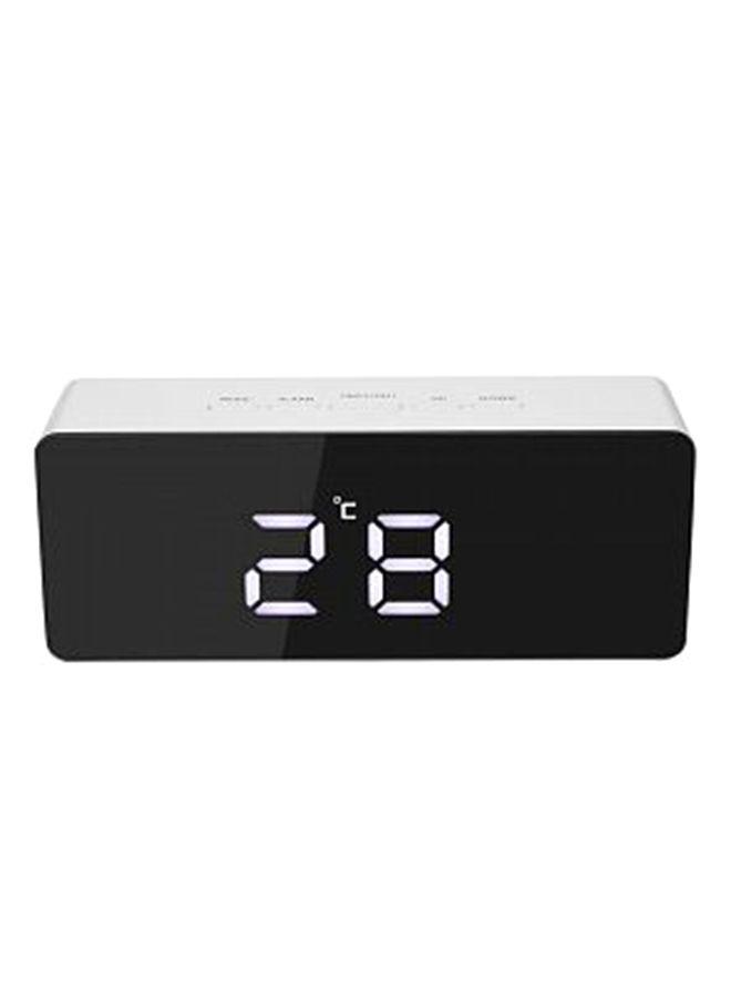 ساعة منبة ليد لون أبيض LED Digital Projection Alarm Clock White