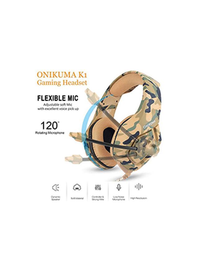 onikuma Wired Over-Ear Gaming Headphones With Mic For PS4/PS5/XOne/XSeries/NSwitch/PC - SW1hZ2U6MzQzNDUw