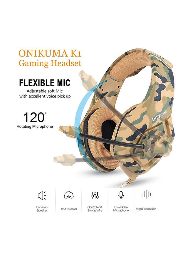 onikuma Wired Over-Ear Gaming Headphones With Mic For PS4/PS5/XOne/XSeries/NSwitch/PC - SW1hZ2U6MzQzNDU2