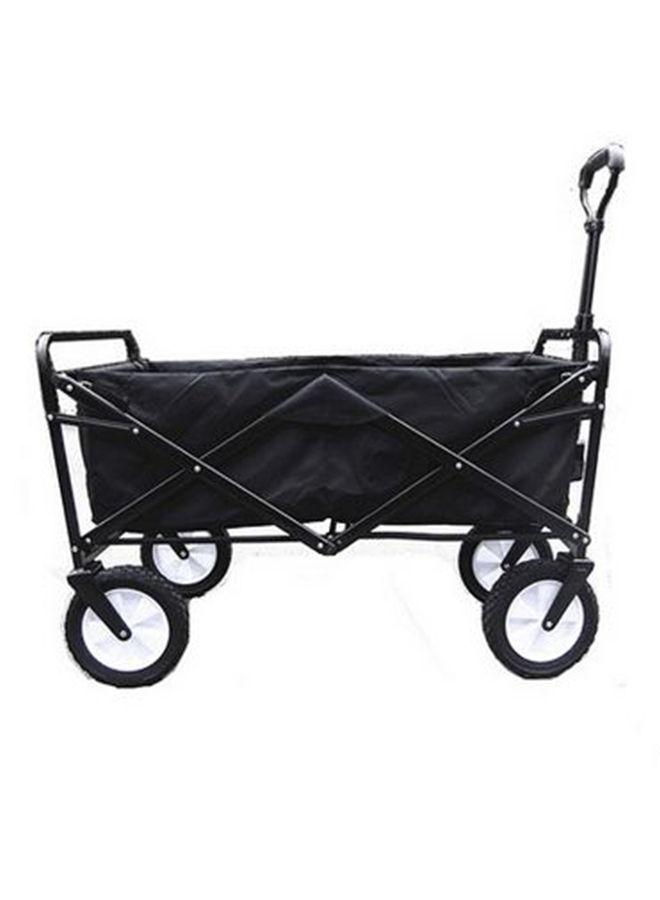 عربة تسوق ( قابلة للطي ) - أسود   Folding Camping Multi-Function Shopping Cart