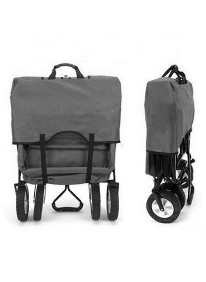 عربة تسوق ( قابلة للطي ) - أسود   Folding Camping Multi-Function Shopping Cart - cG9zdDozNDcyMzU=