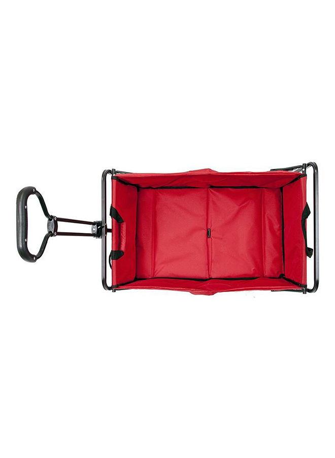عربة تسوق ( قابلة للطي ) - أحمر  Folding Camping Multi-Function Outdoor Wagon Shopping Cart - cG9zdDozNDgyMzM=