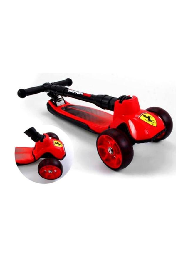 Cool Baby Tri-Wheel Scooter With Safety Protective Gears - SW1hZ2U6MzQ1OTQx
