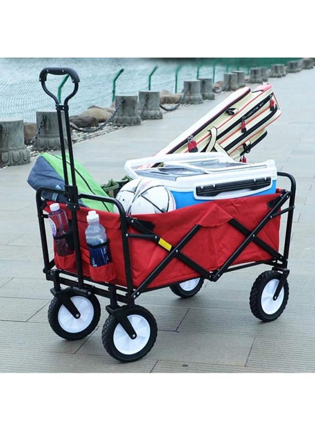 عربة تسوق ( قابلة للطي ) - احمر Cool Baby - Foldable Fabric Cart - SW1hZ2U6MzQ1Mzgz