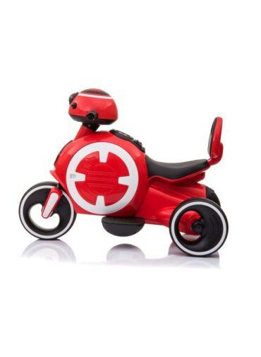 دراجة كهربائية للأطفال ثلاثية العجلات لون احمر / ابيض / اسود Cool Baby - Electric Ride-On Motorcycle - 4}